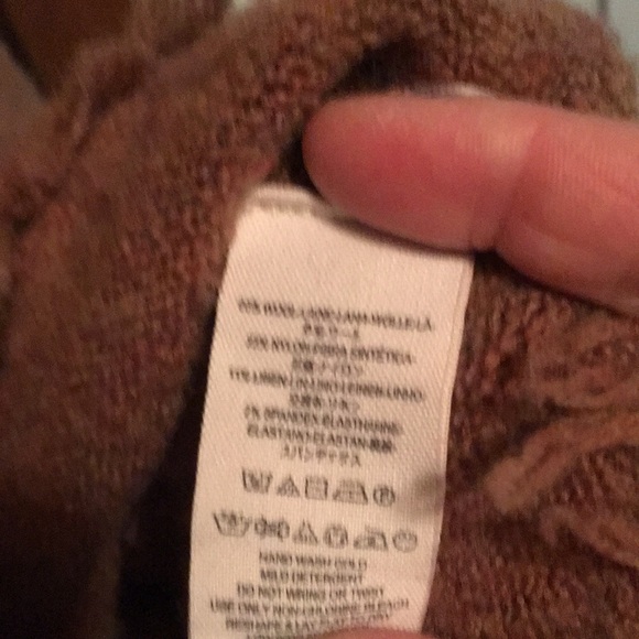 Free People sweater tunic fuzzy rusty brown. Oversized M - Picture 3 of 5